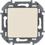 Переключатель кнопочный одноклавишный Legrand Inspiria для скрытого монтажа, цвет "Слоновая кость", номинальный ток 6 А, напряжение ~250В