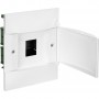 Пластиковый щиток Legrand Practibox S для встраиваемого монтажа (в полые стены), цвет двери "Белый", 1X4