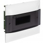 Пластиковый щиток Legrand Practibox S для встраиваемого монтажа (в полые стены), цвет двери дымчатый, 1X8