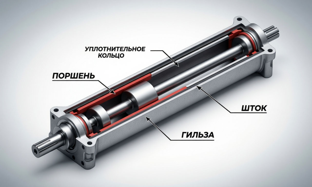 устройство гидроцилиндра